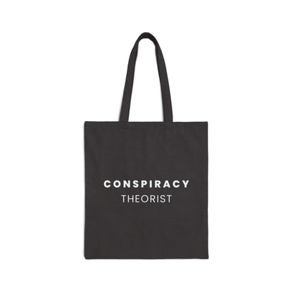 Conspiracy Theorist - Cotton Canvas Tote Bag