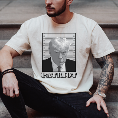 Trump Mugshot - Unisex Garment-Dyed Heavyweight Tee