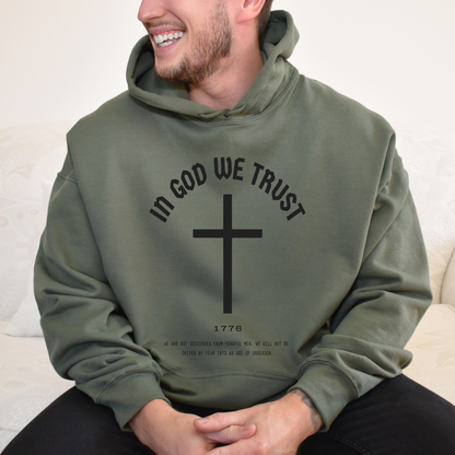 In God We Trust Cross - Unisex Hoodie