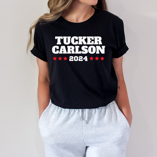 Tucker Carlson 2024 - Unisex Jersey Tee