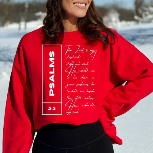 Psalms 23 - Unisex Crewneck Sweatshirt