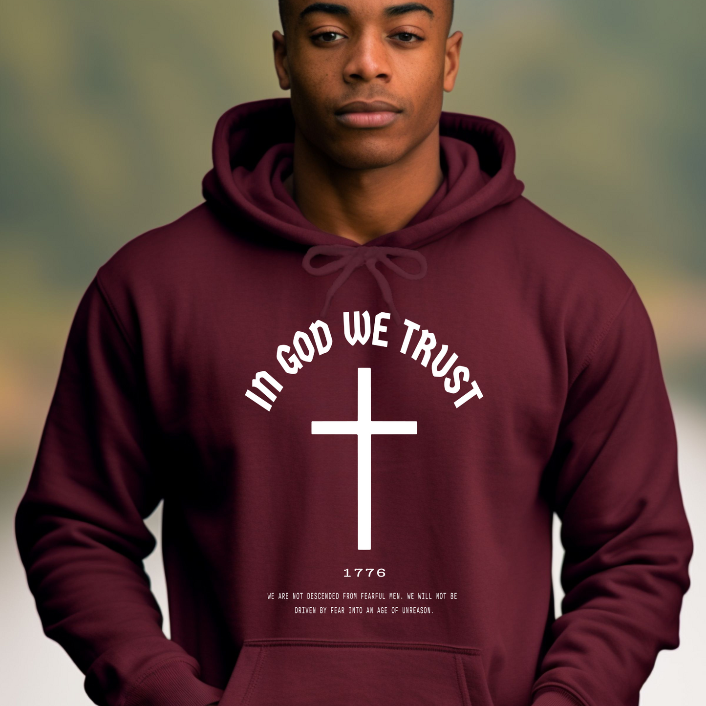 In God We Trust Cross - Unisex Hoodie