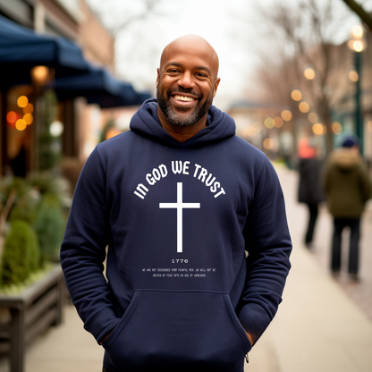 In God We Trust Cross - Unisex Hoodie