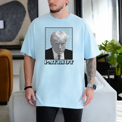 Trump Mugshot - Unisex Garment-Dyed Heavyweight Tee