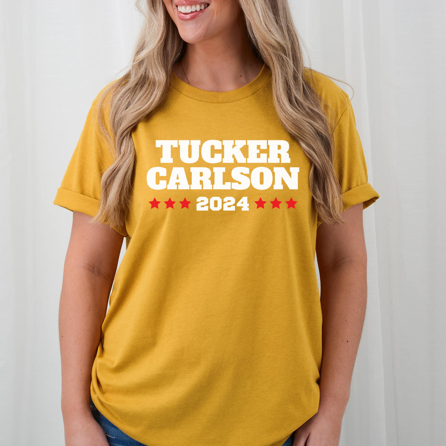 Tucker Carlson 2024 - Unisex Jersey Tee