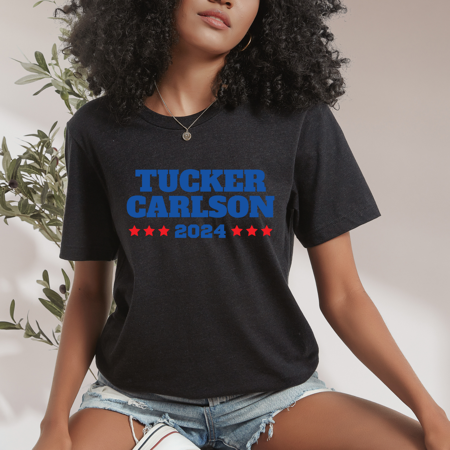 Tucker Carlson 2024 - Unisex Jersey Tee