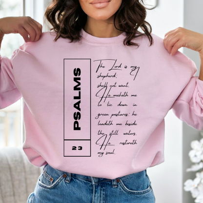 Psalms 23 - Unisex Crewneck Sweatshirt