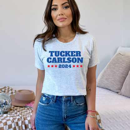 Tucker Carlson 2024 - Unisex Jersey Tee