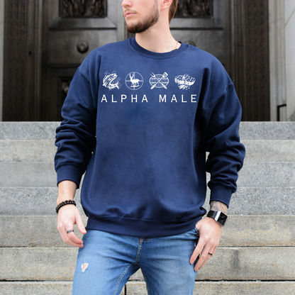 Alpha Male - Unisex Crewneck Sweatshirt