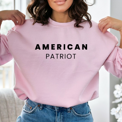 American Patriot - Unisex Crewneck Sweatshirt