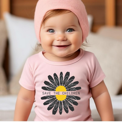 Save The Children Sunflower - Baby Jersey Tee