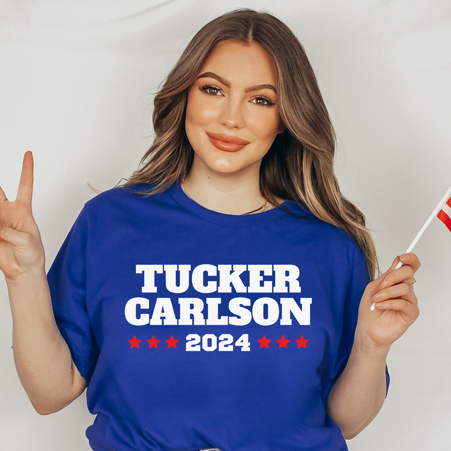 Tucker Carlson 2024 - Unisex Jersey Tee