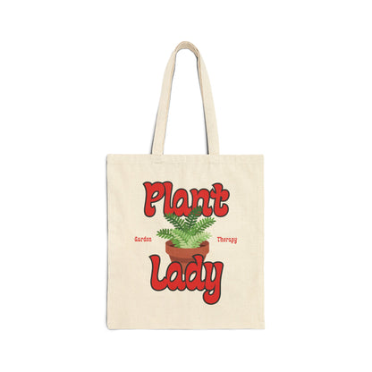 Plant Lady - Cotton Canvas Tote Bag