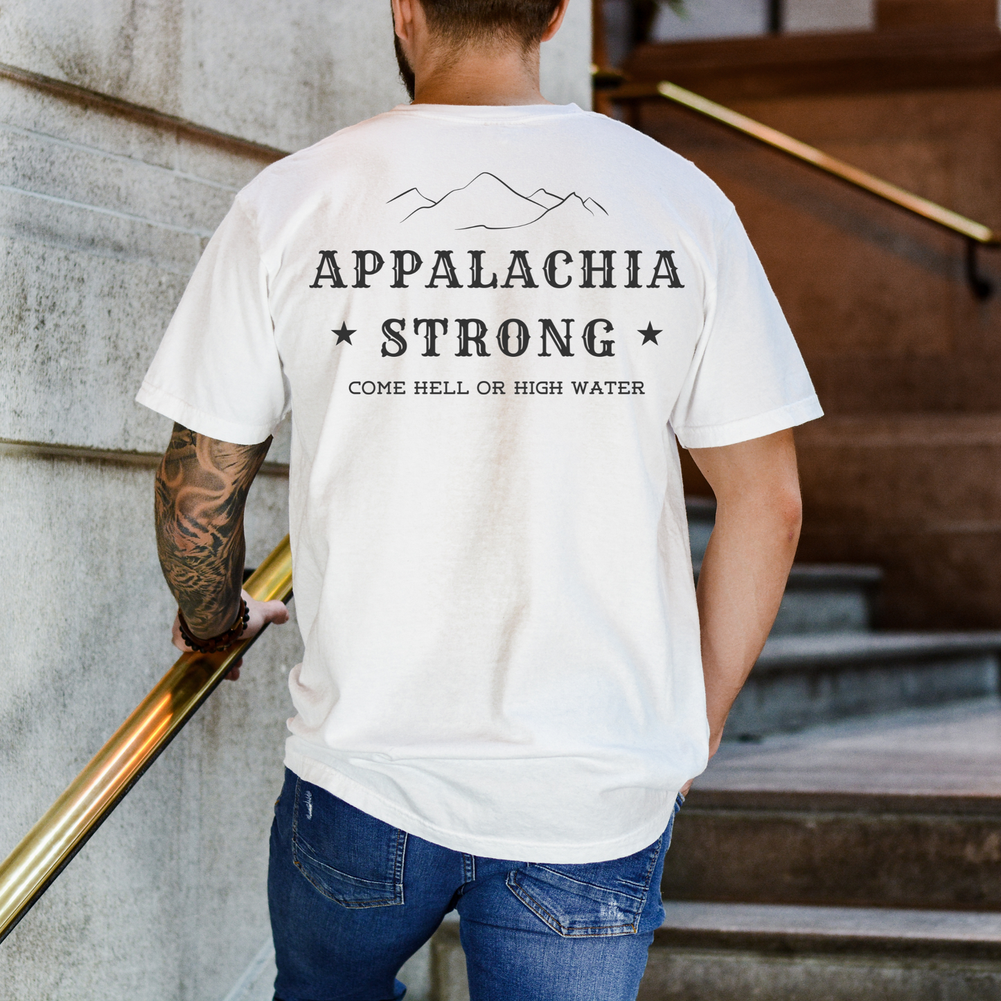 Appalachia Strong - Unisex Garment-Dyed Heavyweight T-Shirt