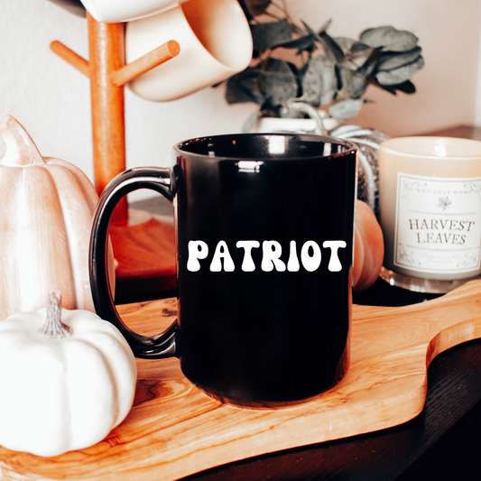 Patriot - Black Glossy Mug