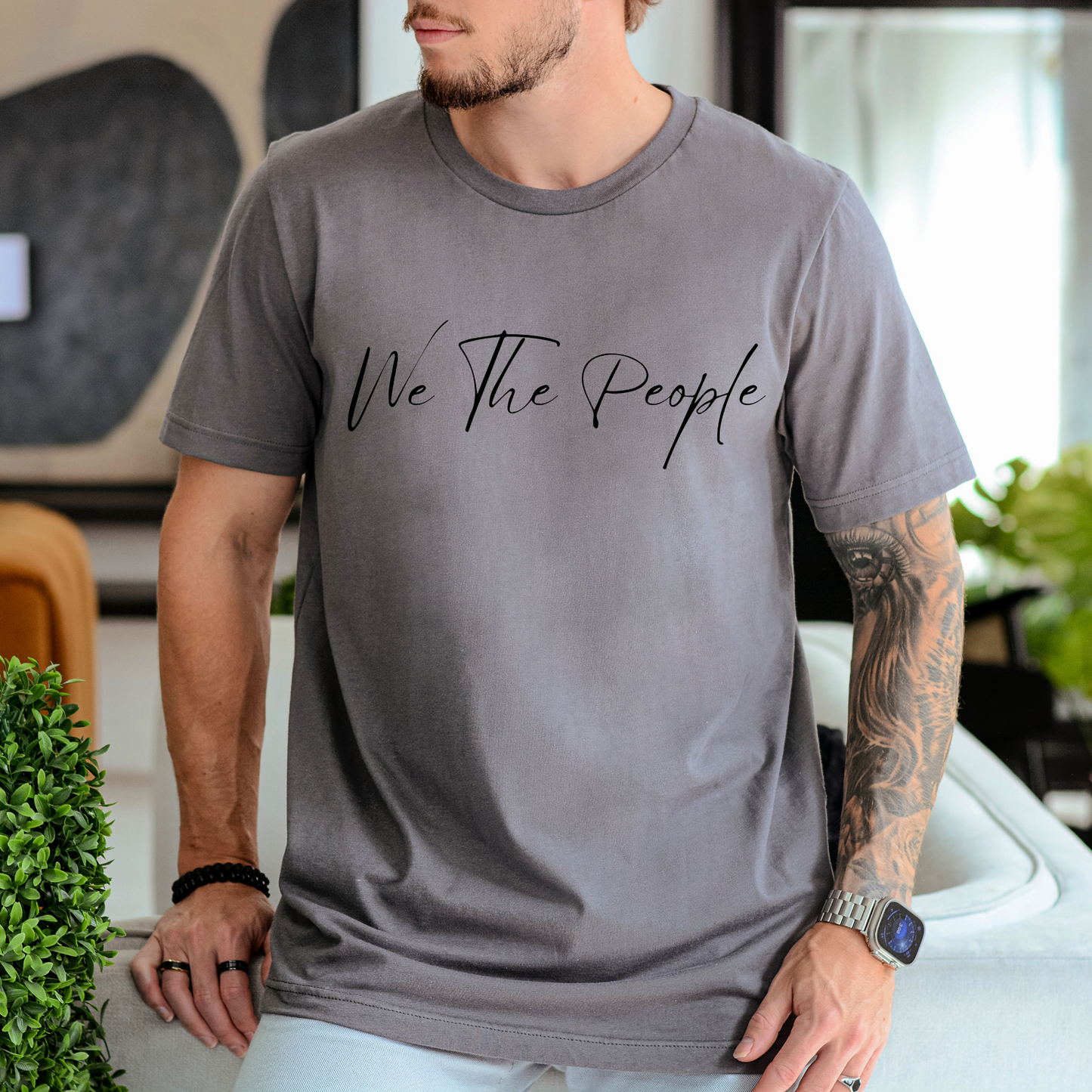 We The People Script - Unisex Jersey Tee