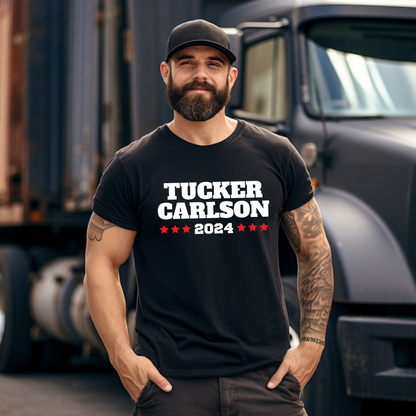 Tucker Carlson 2024 - Classic Heavyweight T-Shirt