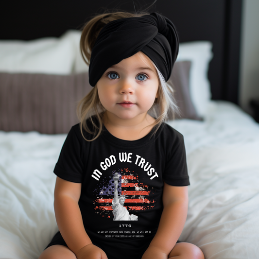 In God We Trust Red White & Blue - Baby Jersey Tee