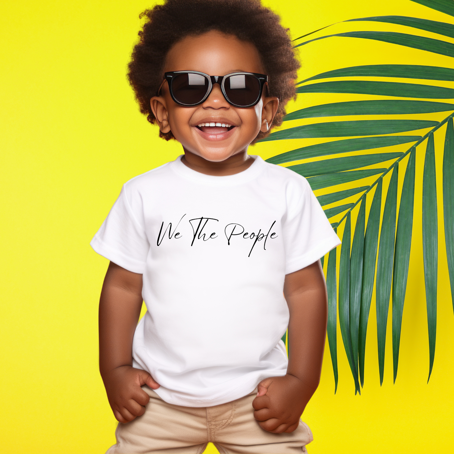 We The People Script -Toddler Jersey Tee