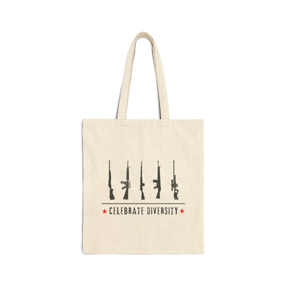 Celebrate Diversity - Cotton Canvas Tote Bag