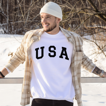 USA - Unisex Crewneck Sweatshirt