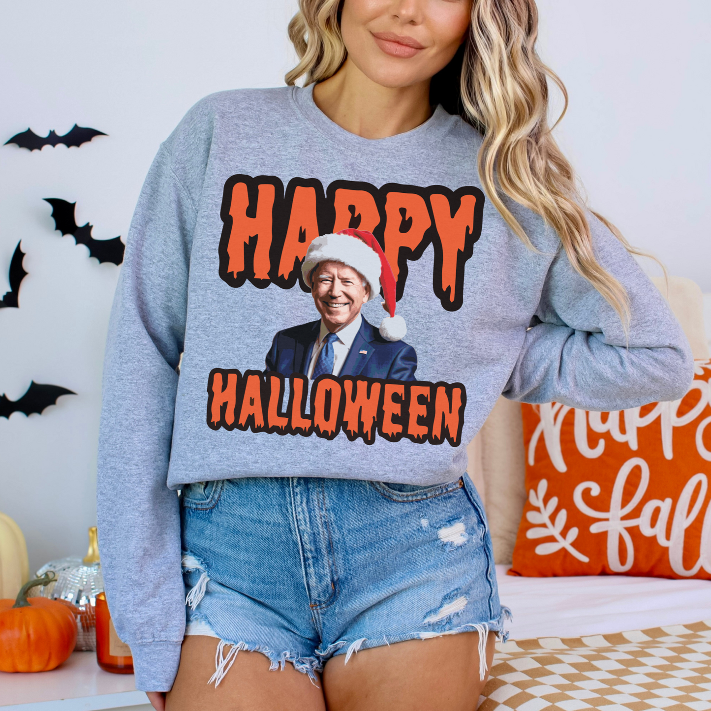 Biden's Halloween - Unisex Crewneck Sweatshirt