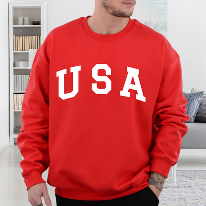 USA - Unisex Crewneck Sweatshirt