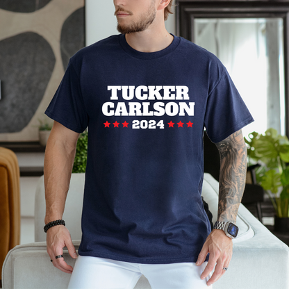 Tucker Carlson 2024 - Classic Heavyweight T-Shirt