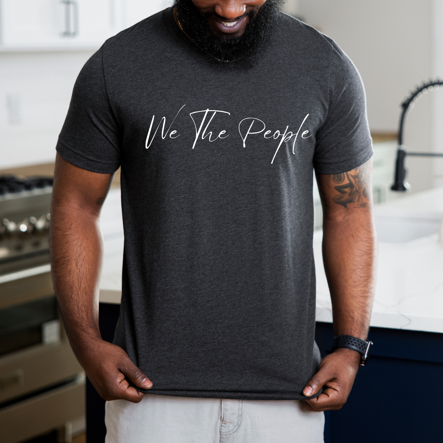 We The People Script - Unisex Jersey Tee