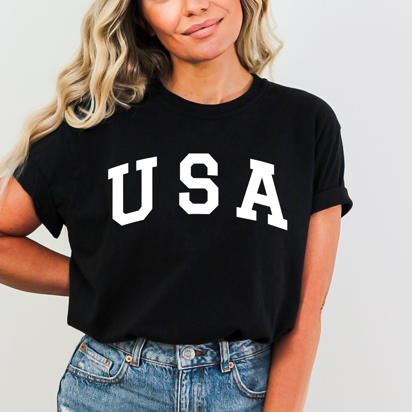 USA - Unisex Garment-Dyed Heavyweight Tee