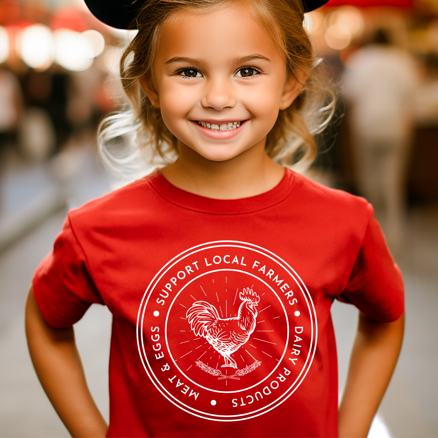 Support Local Farms - Youth Short Sleeve T-Shirt