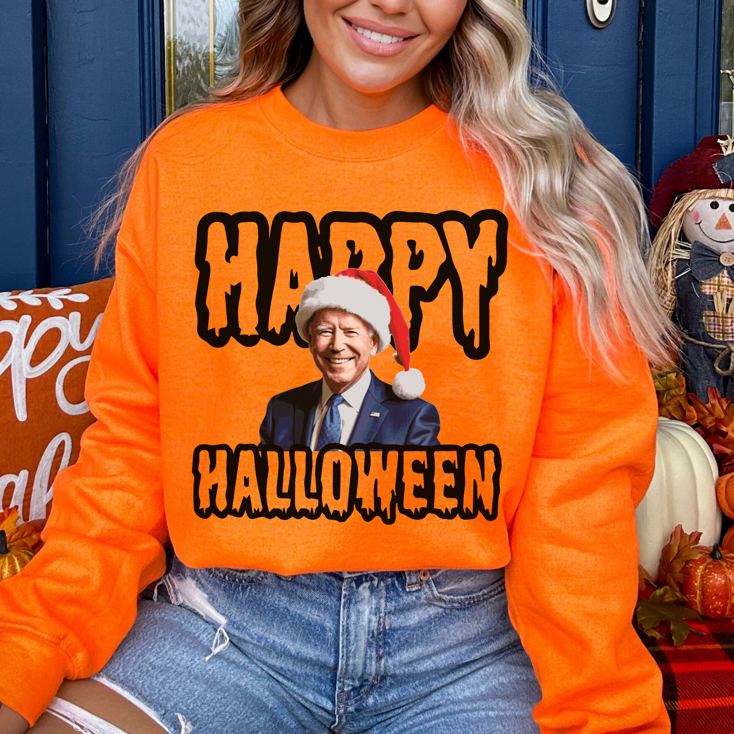 Biden's Halloween - Unisex Crewneck Sweatshirt