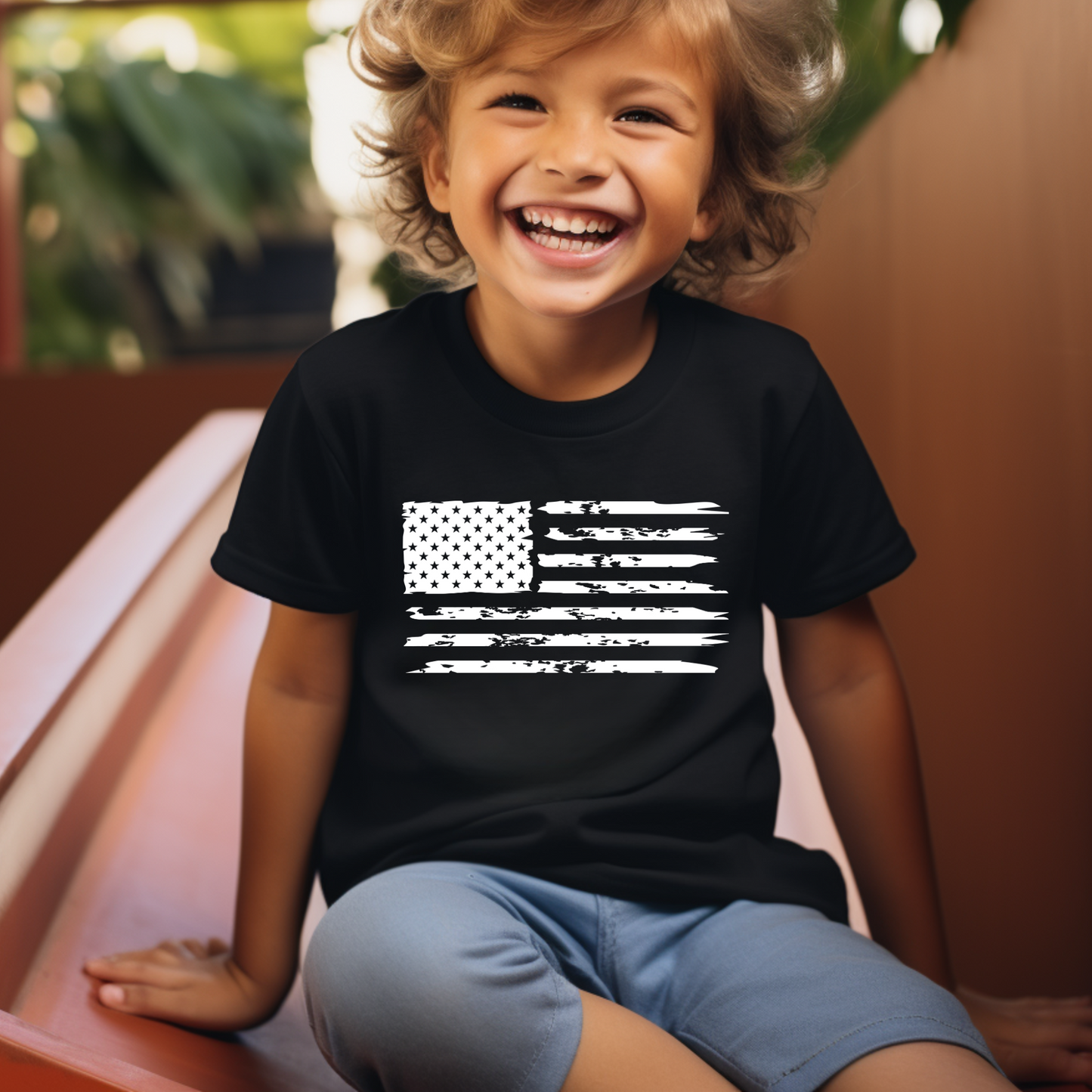 American Flag - Youth Jersey T-Shirt