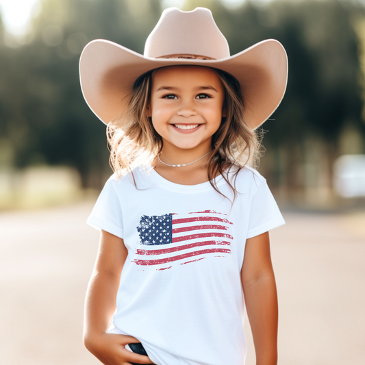 American Flag - Youth Jersey T-Shirt