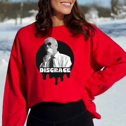 Biden Disgrace - Unisex Crewneck Sweatshirt