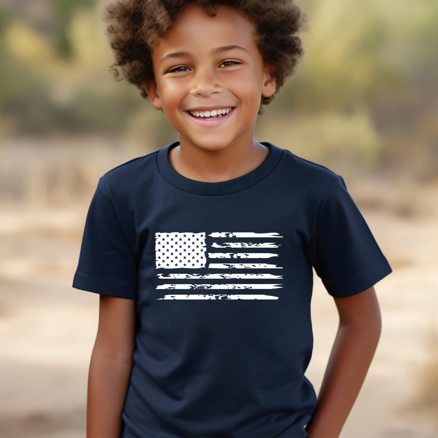 American Flag - Youth Jersey T-Shirt