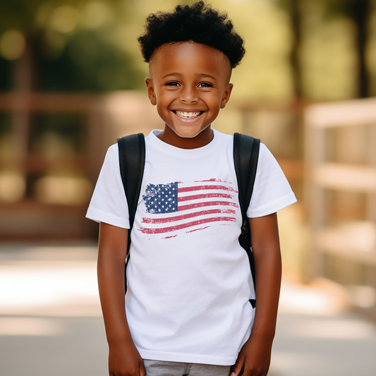 American Flag - Youth Jersey T-Shirt