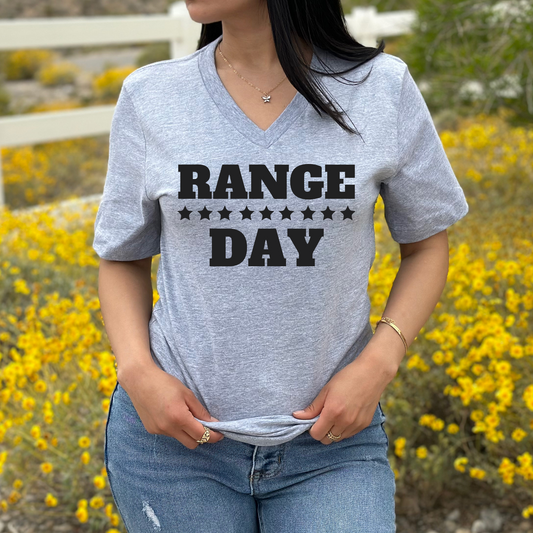 Range Day - Unisex Jersey V-Neck Tee