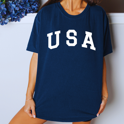 USA - Unisex Garment-Dyed Heavyweight Tee