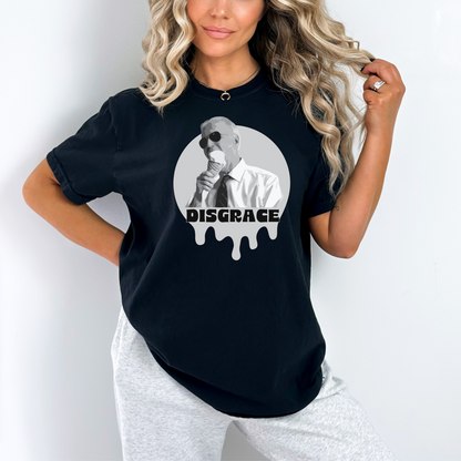 Joe Biden Disgrace Ice Cream - Unisex Garment-Dyed Heavyweight Tee