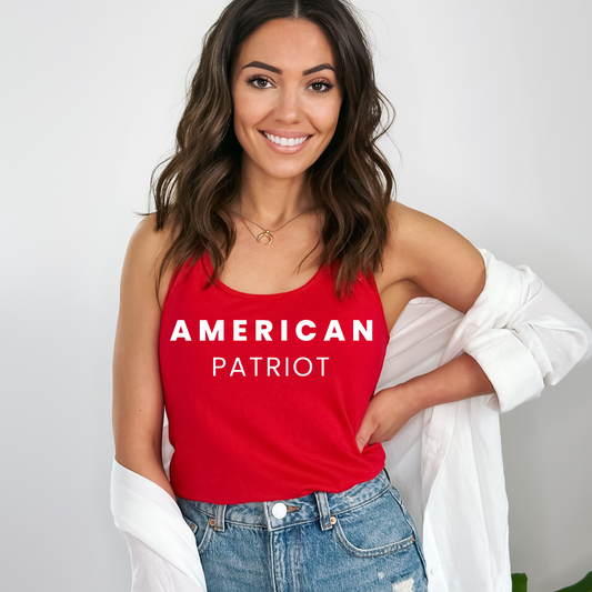 American Patriot - Women's Racerback Tank
