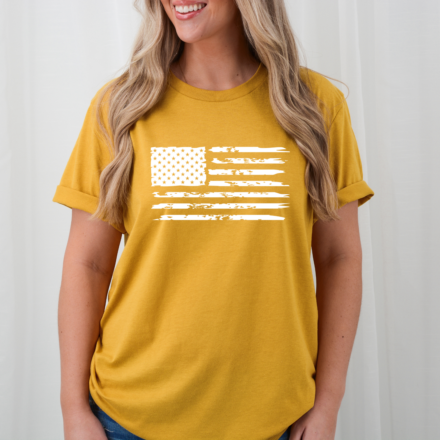 American Flag - Unisex Jersey T-Shirt