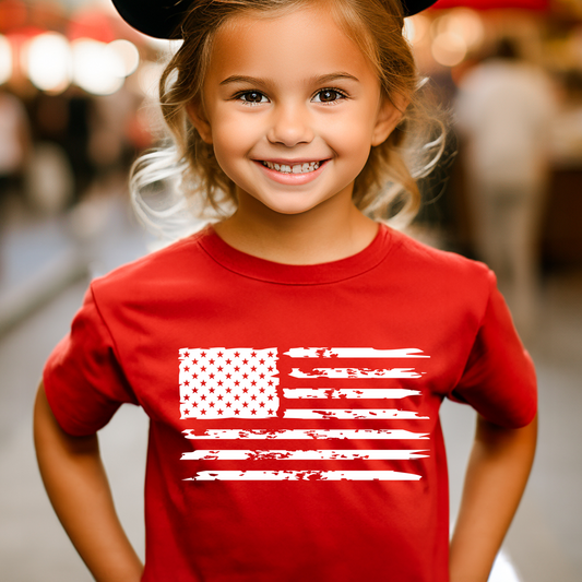 American Flag - Youth Jersey T-Shirt