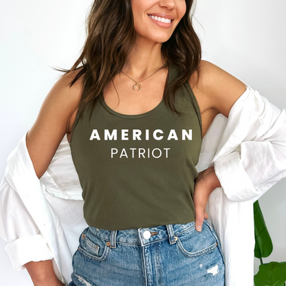 American Patriot - Women's Racerback Tank