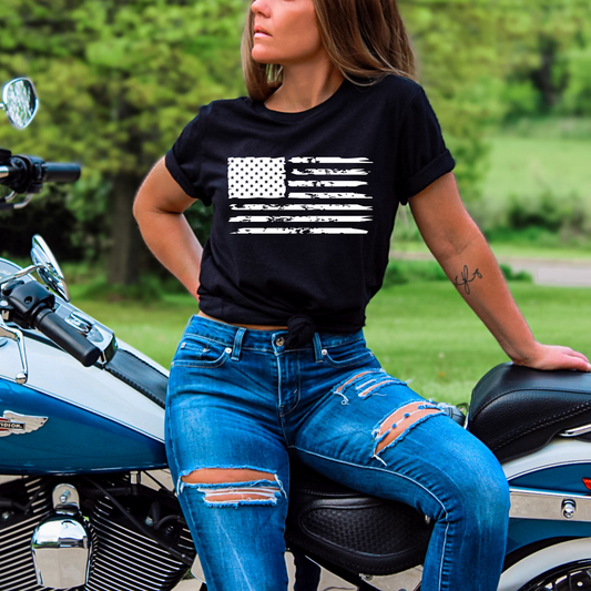 American Flag - Unisex Jersey T-Shirt