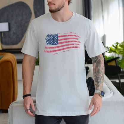 American Flag - Unisex Jersey T-Shirt