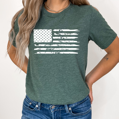 American Flag - Unisex Jersey T-Shirt