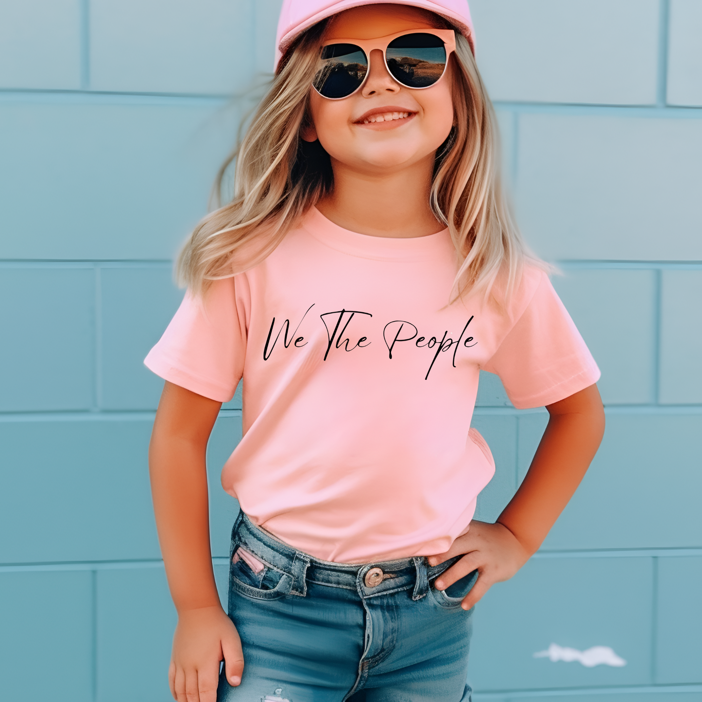 We The People Script - Toddler Jersey Tee