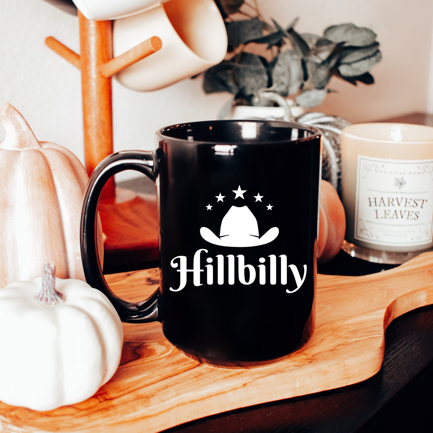 Hillbilly - Black Glossy Mug