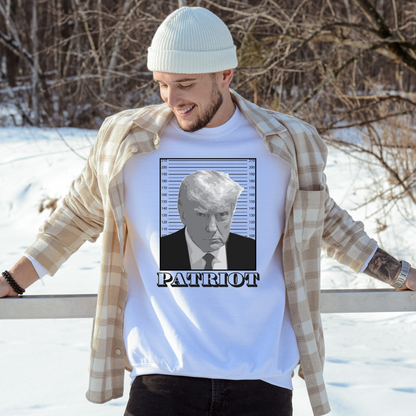 Trump Mugshot Patriot - Unisex Crewneck Sweatshirt